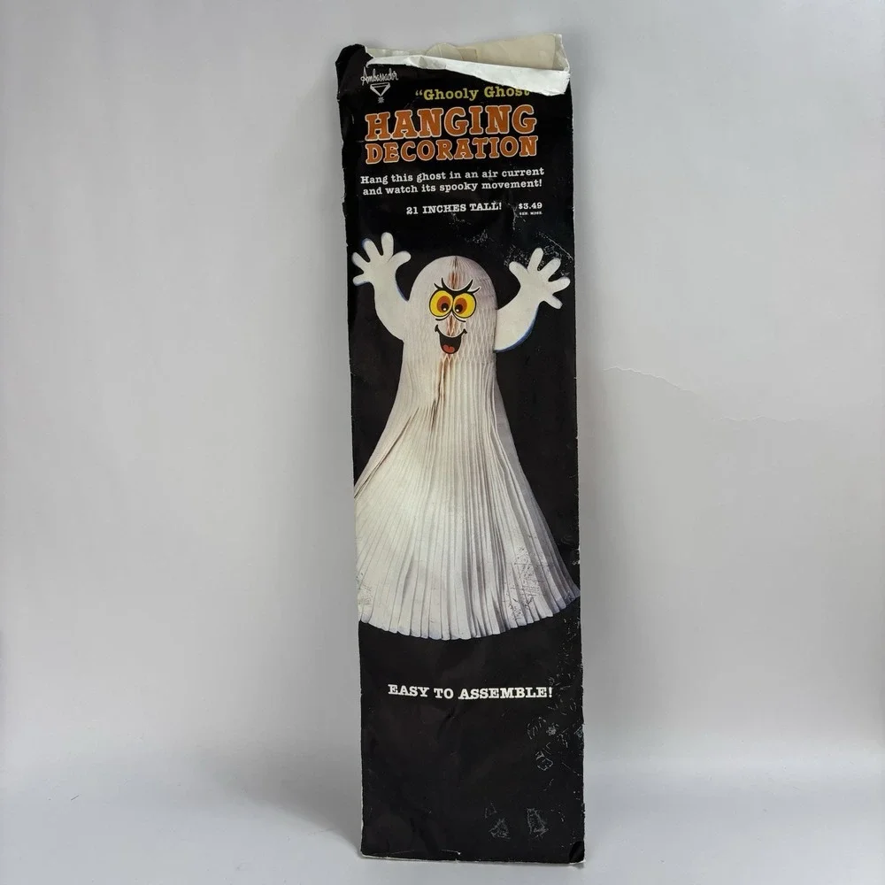 VTG Halloween Hallmark Honeycomb Gulliver Ghost 1986 Decoration 21